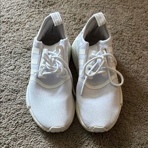 Adidas Classic White Mesh Sneakers